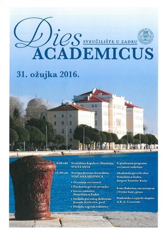 Dan Sveučilišta u Zadru, 30. - 31. ožujka 2016. 